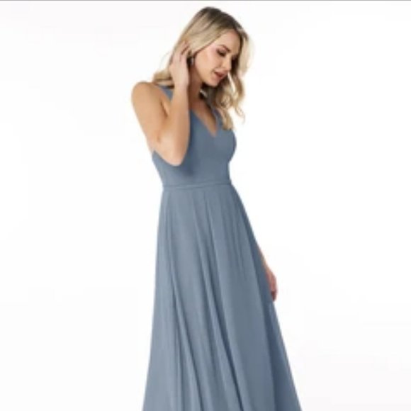 Unworn Blue Floor Length Gown - Picture 1 of 6